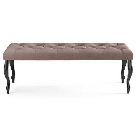 Lavice CHESTERFIELD 60x40 cm Světle hnědá SG-nábytek