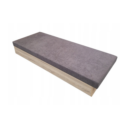 Válenda Silver C90 - 90x200 cm Šedá Panty vlevo Dub sonoma Graja