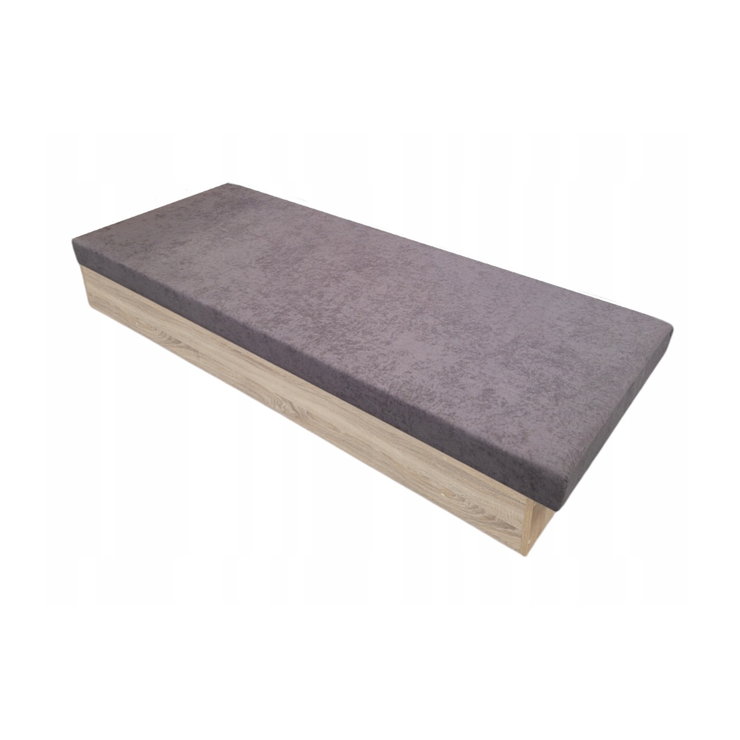 Válenda Silver C90 - 90x200 cm Šedá Panty vpravo Dub sonoma Graja